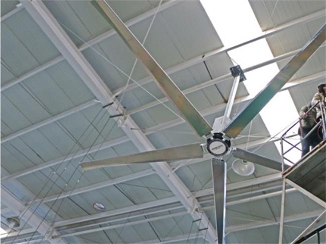 成都工业大风扇安装